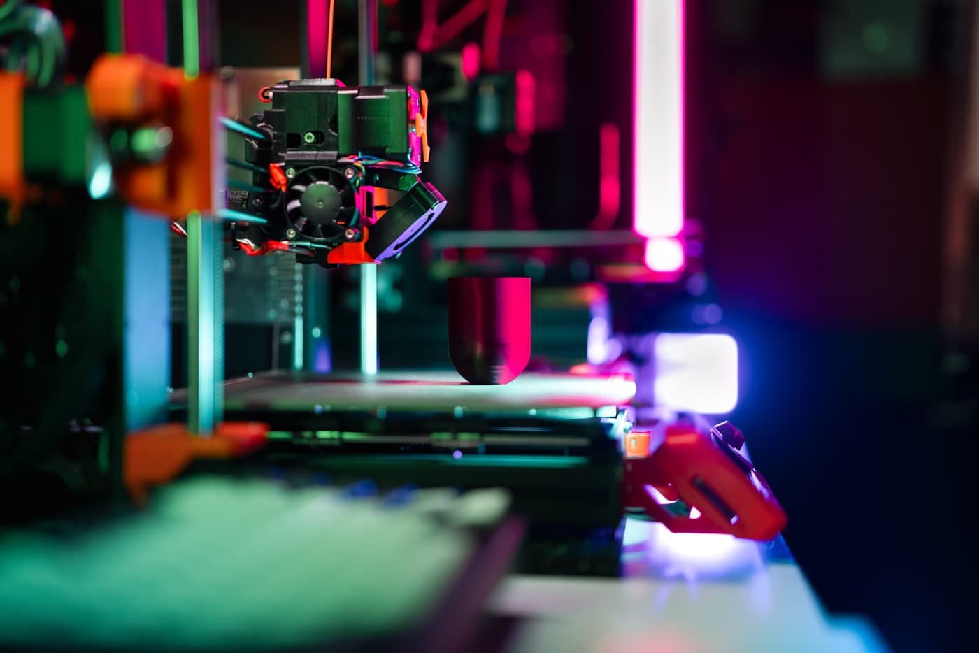 3D printer in operation